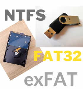 Difference between FAT32, exFAT and NTFS