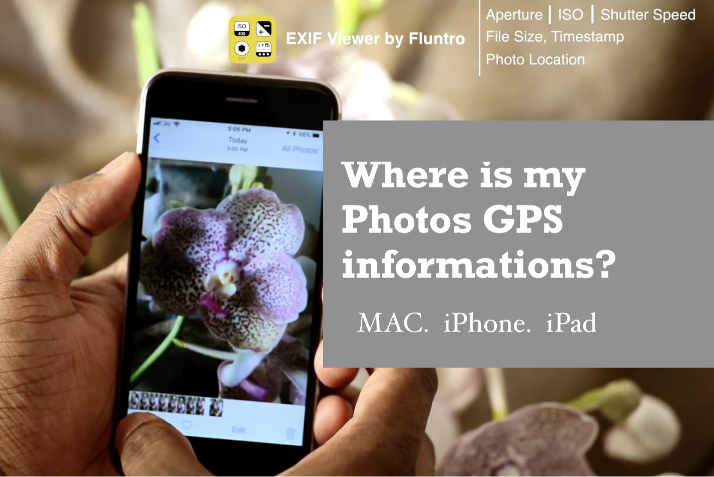 How to find the GPS information of Photos on Mac, iPhone and iPad?